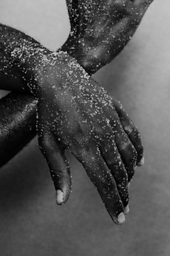 White and Black portrait