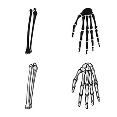 Vector illustration of medicine and clinic icon. Collection of medicine and medical vector icon for stock.