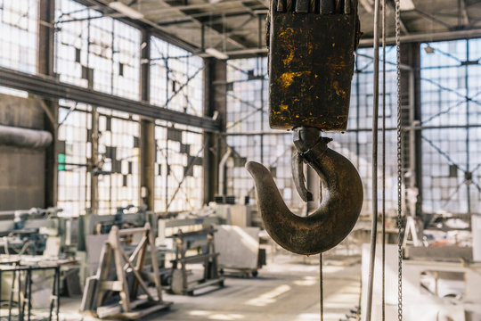 Crane Hook at Industrial Facilty
