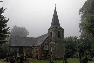 Fototapeta na wymiar Glencorse house chapel - Edinburgh, Scotland, United Kingdom