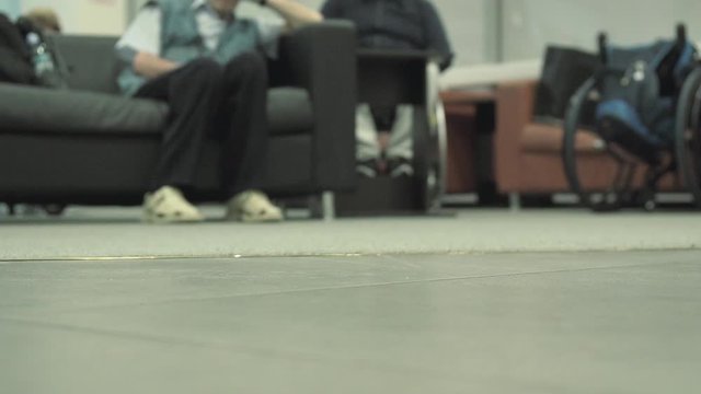Low Angle View oof Wheelchair