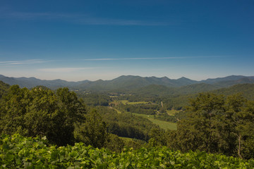 The smokey mountains of North Carolina