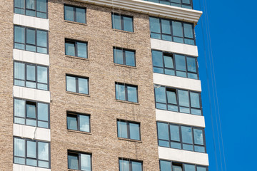 A new Renaissance architecture residential building on monolithic frame technology in the area with the existing infrastructure.