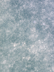 Soap foam bubbles macro background