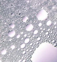 Soap foam bubbles macro background