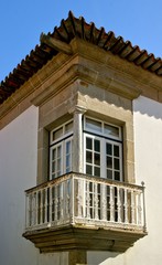 Renaissance balcony in Vila do Conde, Portugal