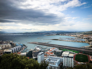 spanish streets & buildings - panoramic view