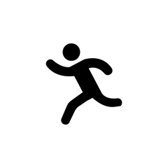 Fototapeta na wymiar Running man icon illustration isolated vector sign symbol
