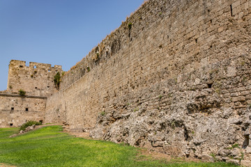 Defensive ditch along the wall of the old town