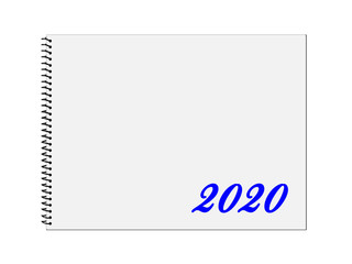 Kalender, 2020, Deckblatt mit Textfreiraum