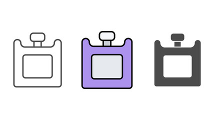 Perfume vector icon sign symbol
