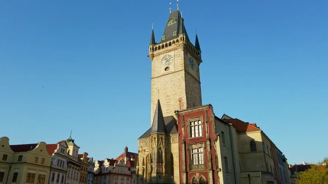 Old Town Hall Tower (Staromestska Radnice) in Prague, Czech Republic