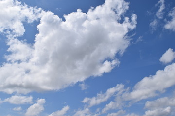 雲と青空 背景素材