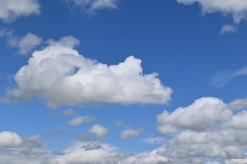 雲と青空 背景素材