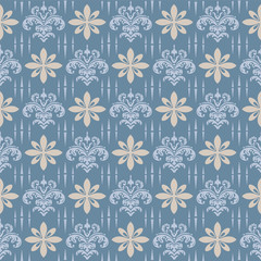 Seamless  Pattern | Damask | Wallpaper