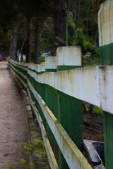 Wooden fence