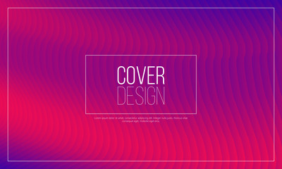 Minimal covers design. Cool halftone gradients. Future geometric template. Vector illustration.