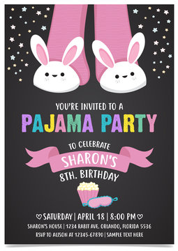 Pajama Party Invitation Images – Browse 1,559 Stock Photos, Vectors, and  Video | Adobe Stock