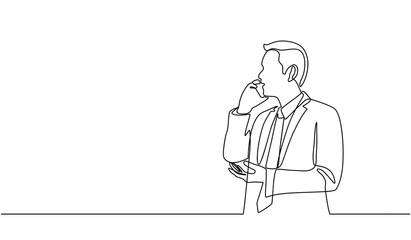 business men wearing suits are using telephones. Concept of young business people working mobile devices. Isolated on white background