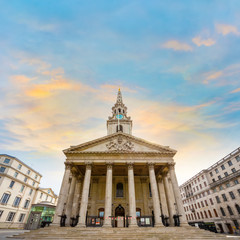 St Martin-in-the-Fields chruch in London, UK