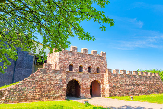 Mamucium - a former Roman fort in Castlefield area, Manchester, UK