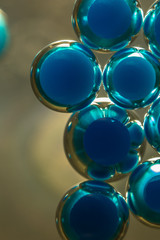 background of water bubbles in oil