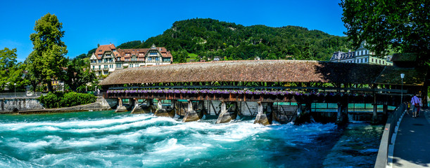 Switzerland Panorama, , Thun, BUILT STRUCTURE BY SEA AGAINST SKY