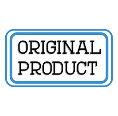 ORIGINAL PRODUCT stamp on white background