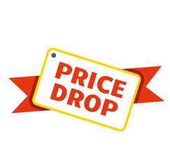 PRICE DROP stamp on white background