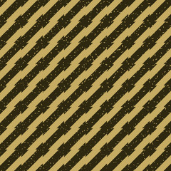 Seamless kraft paper brown and black grunge irregular spiky stripes pattern vector