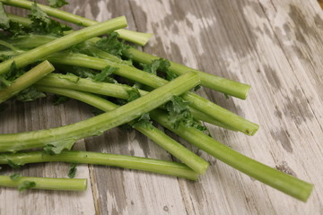 Organic kale Green and Stems