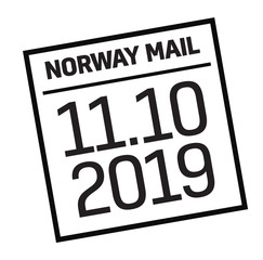 HAMMERFEST, NORWAY mail delivery stamp