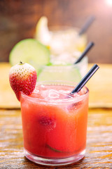 Mojitos cocktail, delicious summer drink in brazil