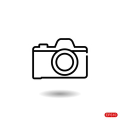 Camera Icon Vector on white background.vector design