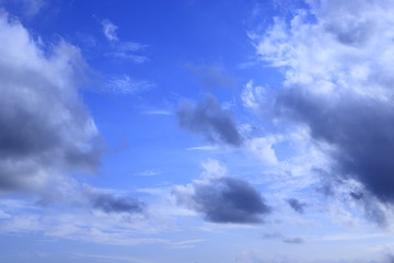 Beautiful morning clouds sky background.