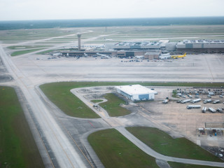 Houston George W Bush Airport aircraft runaway