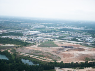 Aerial view of Houston Suburban	