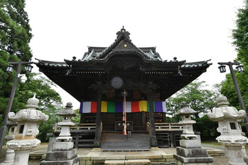 Naklejka premium 泉子育て観音