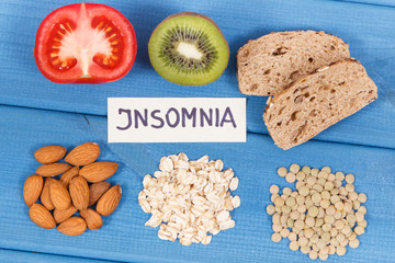 Inscription insomnia and best natural food for problems with sleep