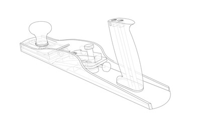 Jointer concept. Vector