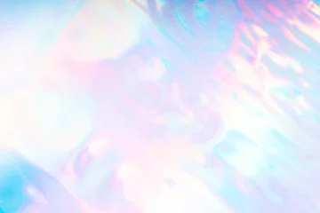 Foto op Plexiglas Colorful funky fantasy abstract holographic background. © iareCottonStudio