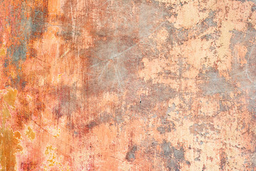 Texture of a concrete wall with cracks and scratches which can be used as a background