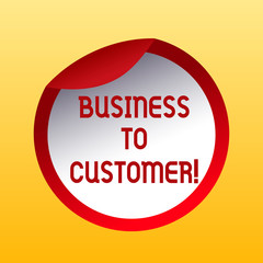Handwriting text Business To Customer. Concept meaning Direct transactions between a company and consumers Bottle Packaging Blank Lid Carton Container Easy to Open Foil Seal Cover