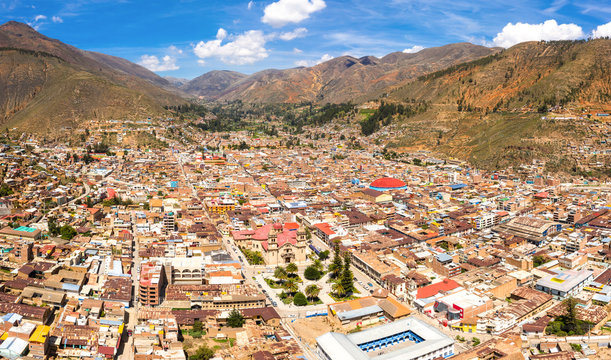 Aerial view of  Tarma city