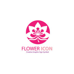 Obraz premium flower icon sign symbol logo graphic design