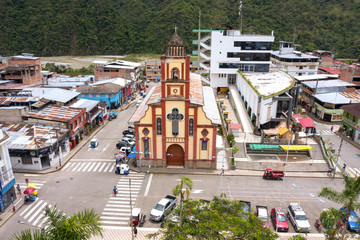 Church in La Merced city, Peru