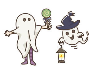 ハロウィン　ゴースト