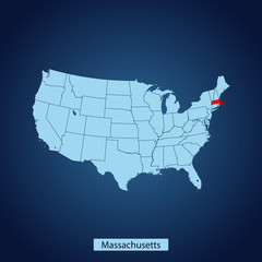 map of Massachusetts