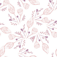 Japanese template with japanese flowers lotus for decorative design. Fabric pattern. Beautiful vector background.