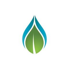 Water drop Logo Template vector illustration